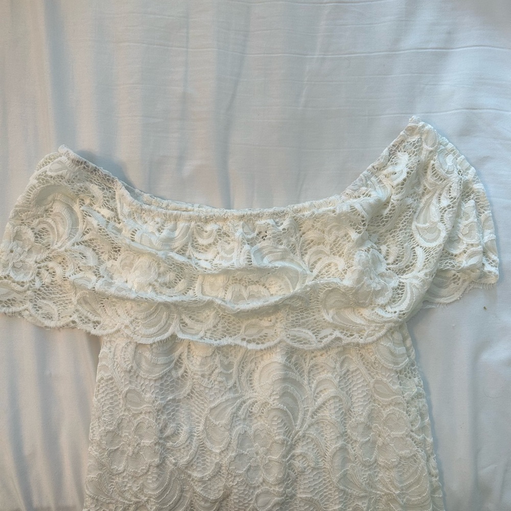 Off white lace dress